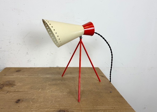 Vintage Tischlampe aus der Mitte des Jahrhunderts von Josef Hůrka für Napako, 1950er Jahre