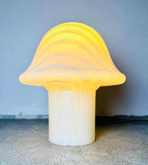 Large Model Glass Mushroom Table Lamp by Peill & Putzler, Germany 1960s – tafellampen