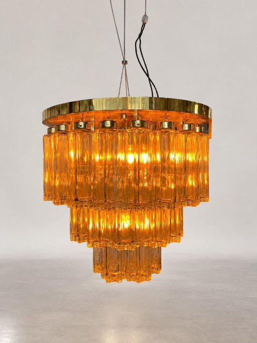Lampadario/Plafoniera Glashütte anni '60/'70