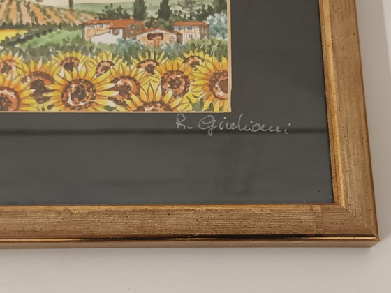 Dipinti in miniatura Toscana – Decorazioni murali, Paper, Wood (photo 5 of 6)