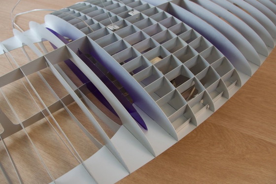 Image 1 of Titania Queen Luceplan D17Q suspension XL 140cm violet rouge vert