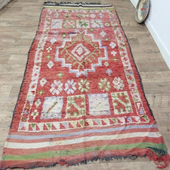 Image 1 of Wonderful Authentic Beni Ouarain Rug XXL – Unique Hand-knotted Wool Piece (330 × 226 cm)