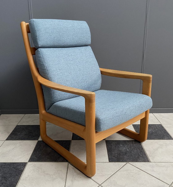 Image 1 of Silla danesa con respaldo alto de Johannes Andersen para Silkeborg