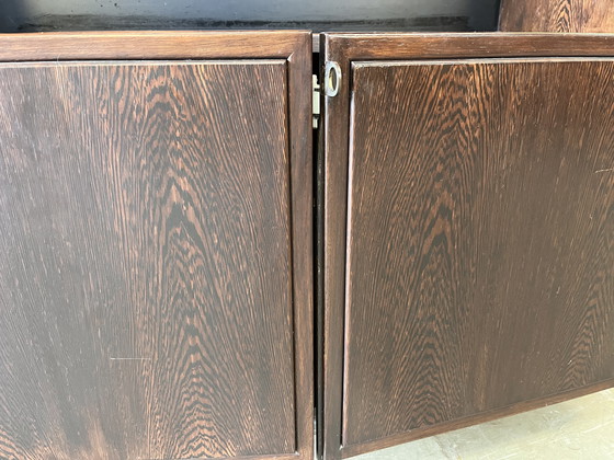 Image 1 of Vintage cabinet in Wéngé by Van den Berghe Pauvers