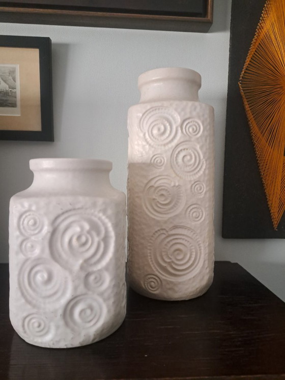 3 Vintage Vases, 2 from West Germany – W. Germany, Ceramic (photo 4 of 9)