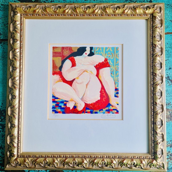 Image 1 of Parigi francese stile barocco Serigrafia 3 pezzi m