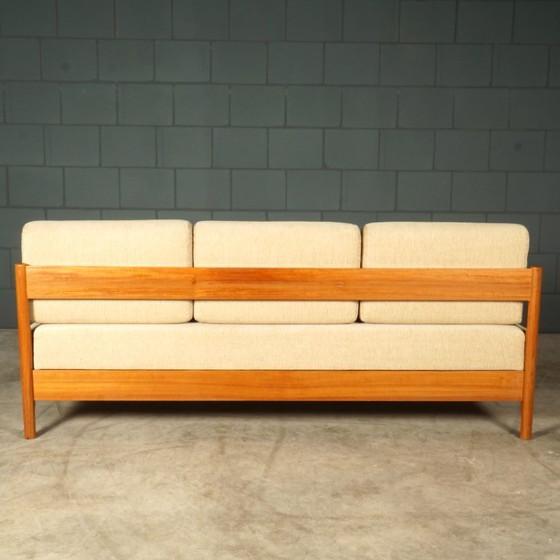 Image 1 of Ensemble de bancs pliants danois – Den Blaa Fabrik – 1960