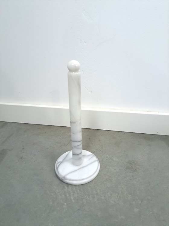 Image 1 of Vintage marble kitchen roll holder