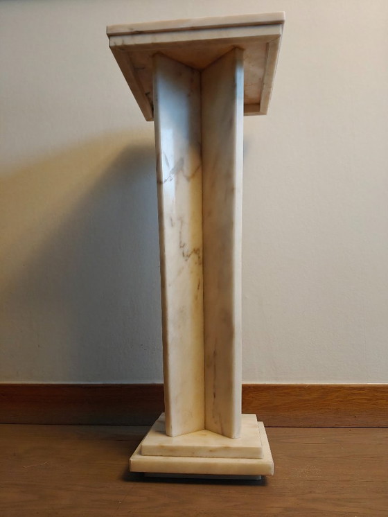Image 1 of Marble column / pedestal - Art Deco - ca. 1930-1950