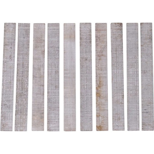 Set of vintage wooden wall panels and Mdf panels, France 1990