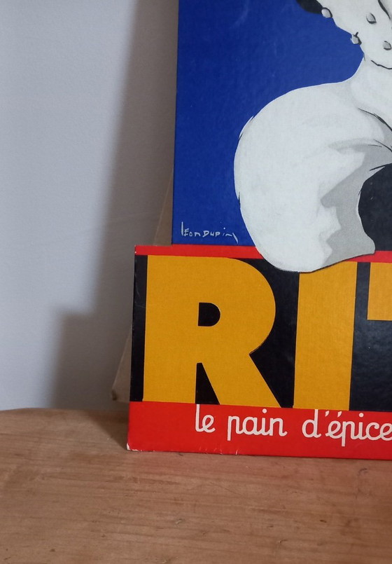 Image 1 of Vintage French cardboard advertising display stand - Rita Cakes from Roubaix