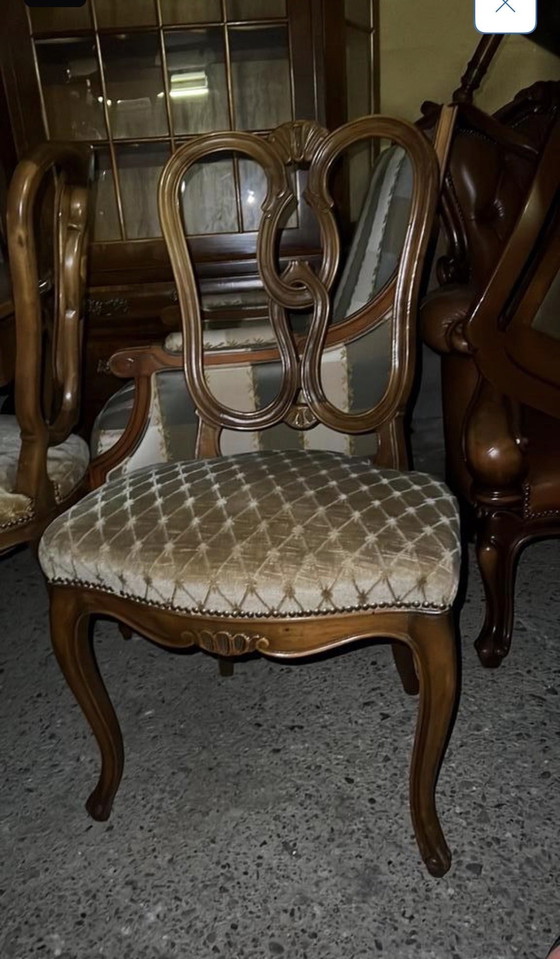 Image 1 of Chippendale eettafel con 6 pisos 