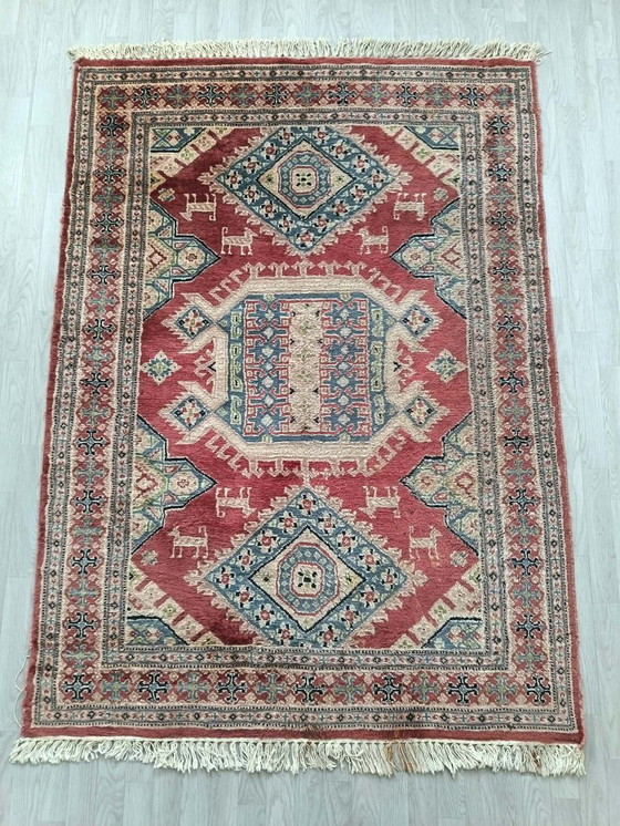 Image 1 of Handmade Pakistani Karachi Rug