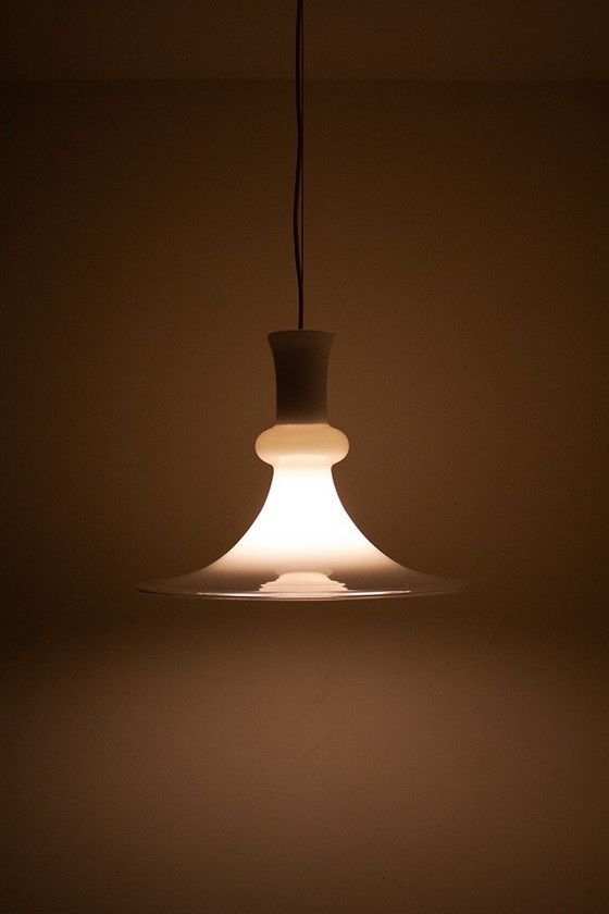 Image 1 of Lampe pendante Holmegaard - Michael Bang pour Royal Copenhagen 1980