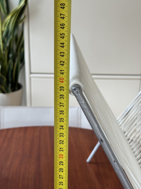 Portariviste Spaghetti Vintage Porta LP PVC Bianco Space Age – Metal, Plastic (photo 11 of 15)