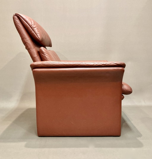 Erpo" 1 lederen designfauteuil.