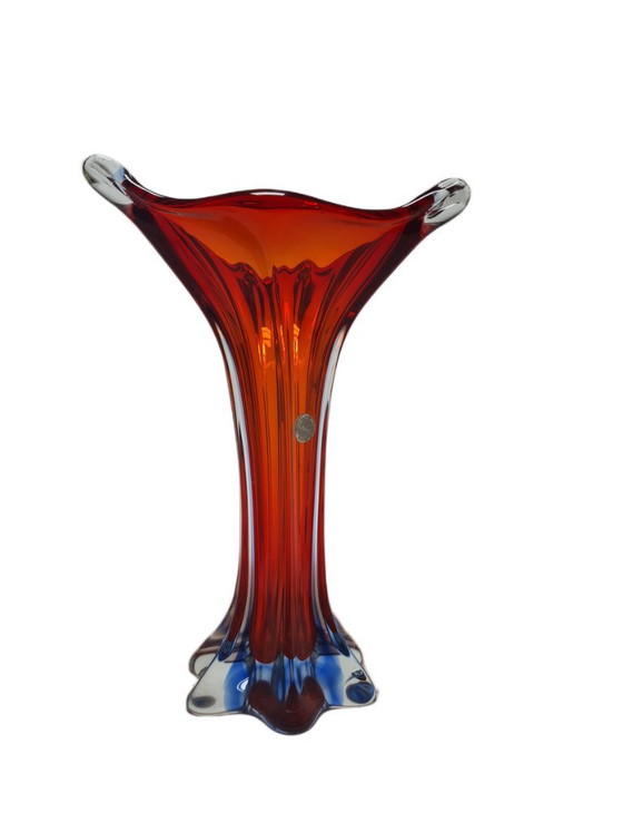 Italian Postmodern Vase in Murano Glass from Mandruzzato, 1950s (photo 12 of 18)