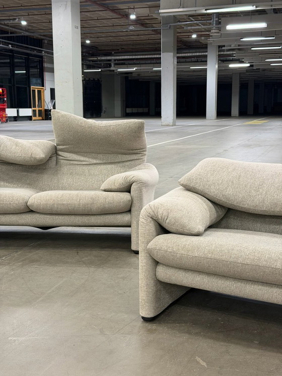 Image 1 of Sofá de 2 plazas Cassina Maralunga | 2 piezas | Shitake