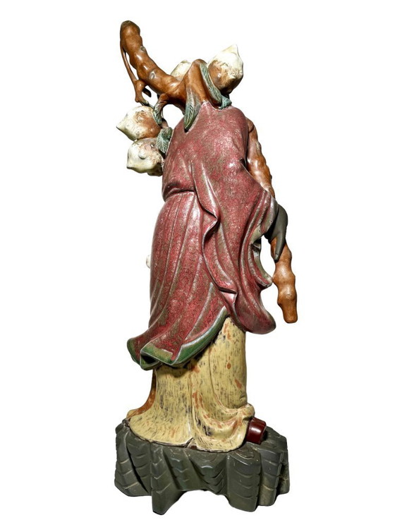 Image 1 of Lladro Chinese Wiseman Limited Edition Porcelain Figure - Vintage Shouxing Immortal God Sculpture