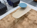 Leolux Tilio bijzettafel Eiken Blauw 