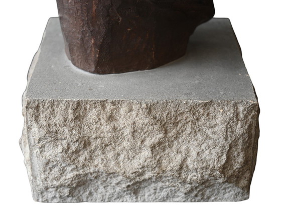 Image 1 of Paul Sersté (1910-2000) Terracotta Bust Africanist