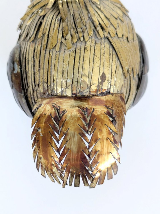 Image 1 of Brutalist Mixed Metal Dodo Sculpture Brass Copper 1960s Sergio Bustamante Style MCM
