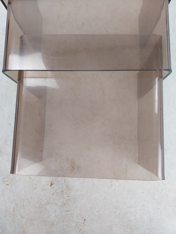 Image 1 of 1 X Mimiset Nesting Tables Plexiglas Purple By Dumas