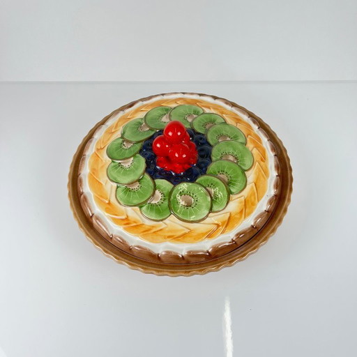 Slip-cast tart dish "fruit tart"