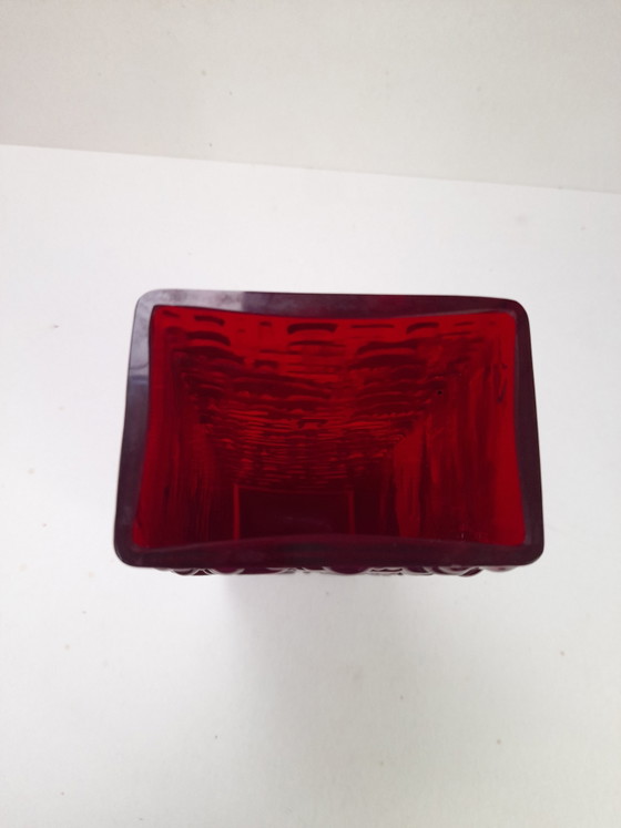 Brutalist Glass Vase by Emil Funke for General Glass (photo 6 of 6)
