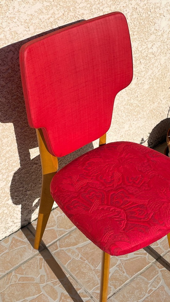 Image 1 of Retro Vintage Red Chair