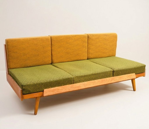 Mid century folding sofabed by Drevotvar, 1970s, Czechoslovakia
