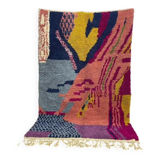 Marokkanischer Teppich aus Naturwolle 2.5x1.5 m