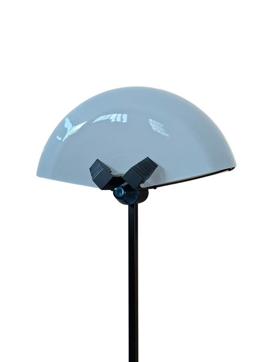 Image 1 of Stehlampe aus Eisen und Muranoglas im Industriedesign der 1970er Jahre