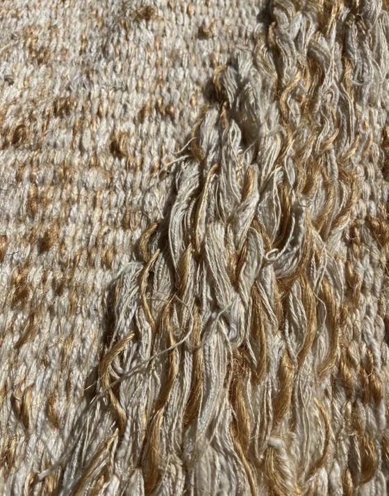 Image 1 of Vintage wool / rope triptych wall hanging
