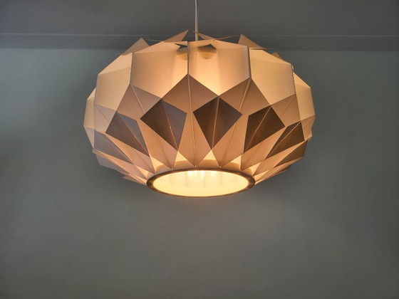 Image 1 of Vintage Facett pendant lamp by Lars Schioler for Hoyrup 1974