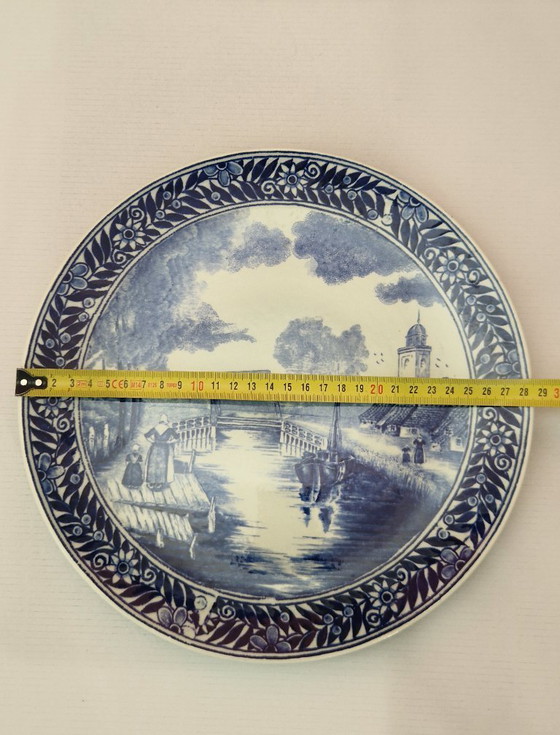 Image 1 of Piatto da parete.Delfts.Boch Freres.Paesaggio.