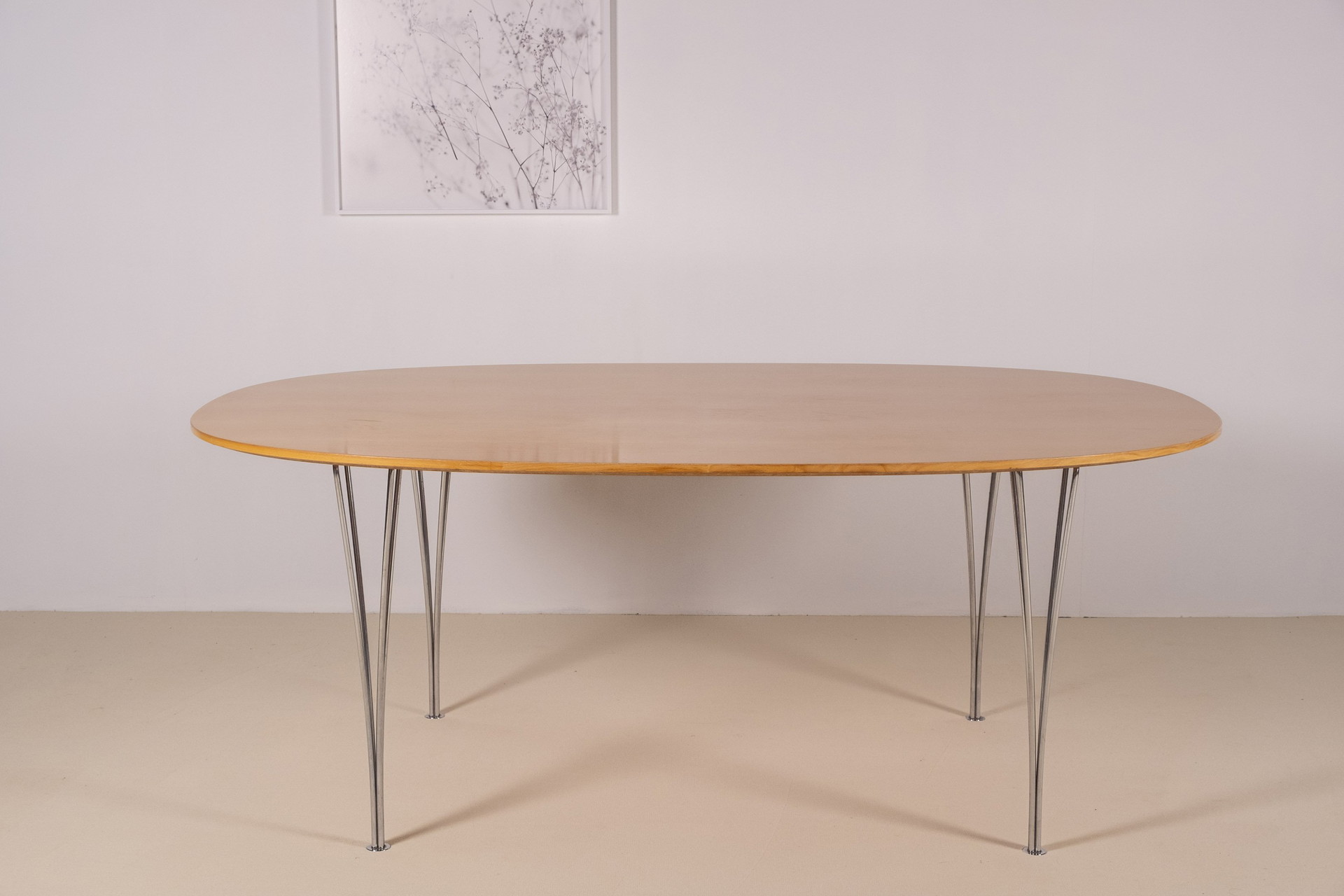 ダイニングテーブル SuperEllipse /Piet Hein & Bruno Mathsson Superellipse Table by Bruno Mathsson and Piet Hein for Fritz