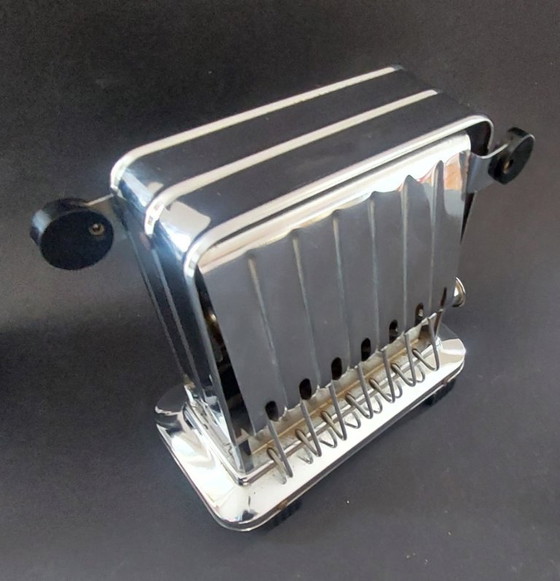 Image 1 of Two Inventum vintage chrome toasters