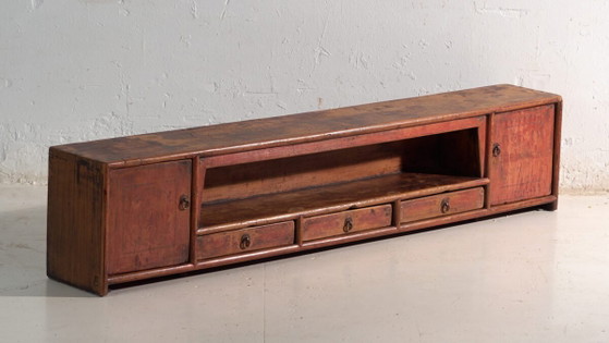 Mueble bajo antiguo de madera de olmo – China, circa 1900 – Aparadores, Iron (photo 3 of 40)