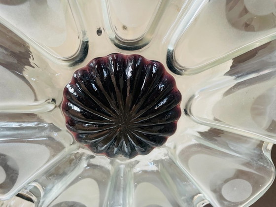 Image 1 of Plafón o aplique flor de cristal