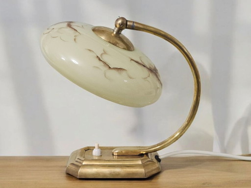 Extremely rare, handmade Art Deco table lamp / bedside lamp, 1920s