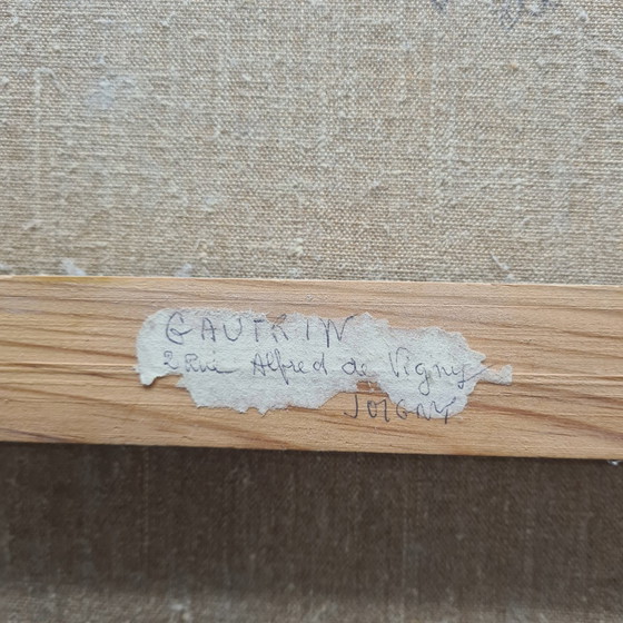 Image 1 of Olieverf Schilderij Met Bloemen Van E. Marie