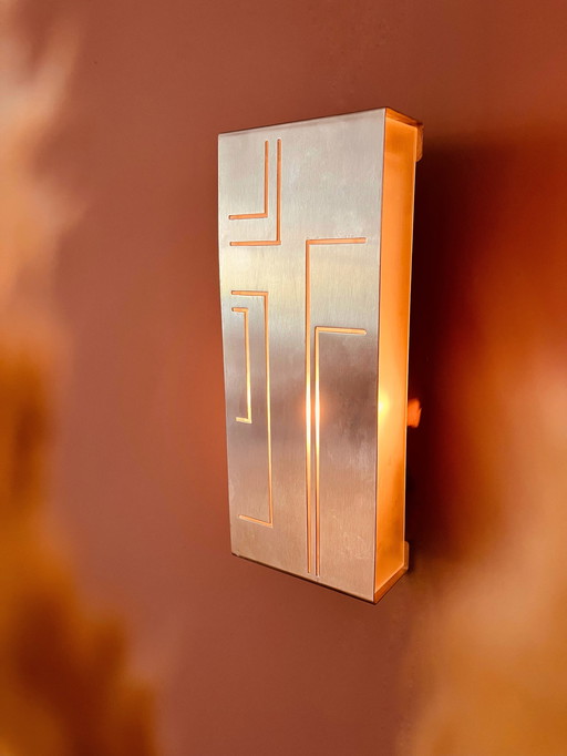 Ensemble unique d'appliques murales minimalistes
