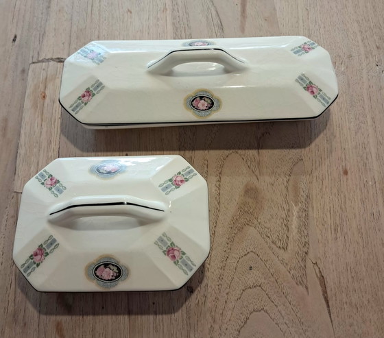 Set da toilette antico Ditmar Urbach - Portasapone e portapettine (Art Déco, anni '20/'30 - Produttore (photo 4 of 10)