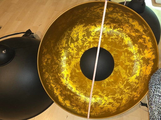 QAZQA Golden sun lampen