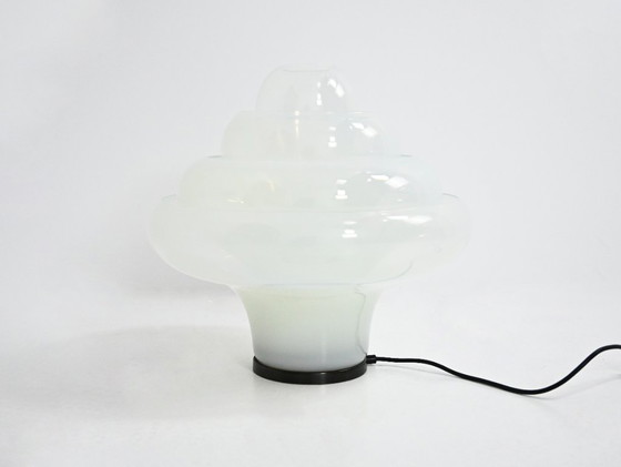 Image 1 of Lampada da tavolo LT305 Lotus di Carlo Nason per Mazzega, anni '60