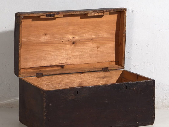 Antique chest with dark patina (c.1920) #10 – Chest of drawers, Rustic (photo 2 of 40)