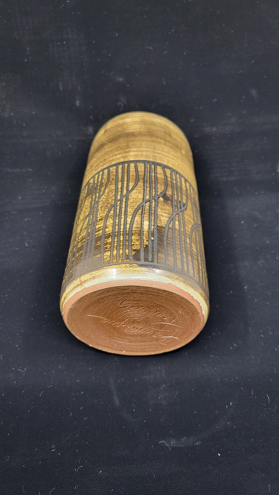 Image 1 of Dominique Pouchain vase Geometric design France Circa 1980