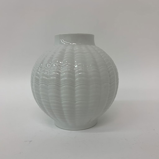 Vase Eschenbach en porcelaine design Mid-Century Kaiser Germany , 1970's