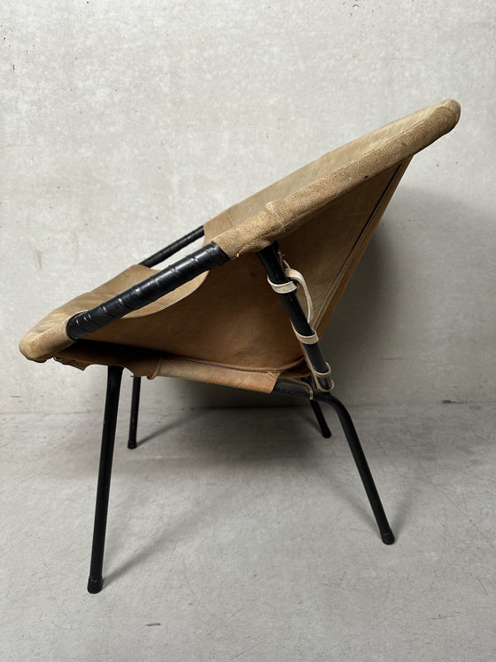 Image 1 of 2x Vintage Ballonstoelen - Lusch Erzeugnis - 1960’s